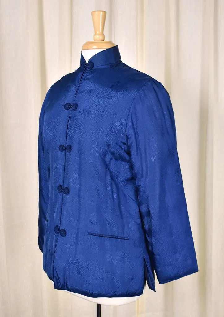 1950s Vintage Royal Blue Asian Jacket