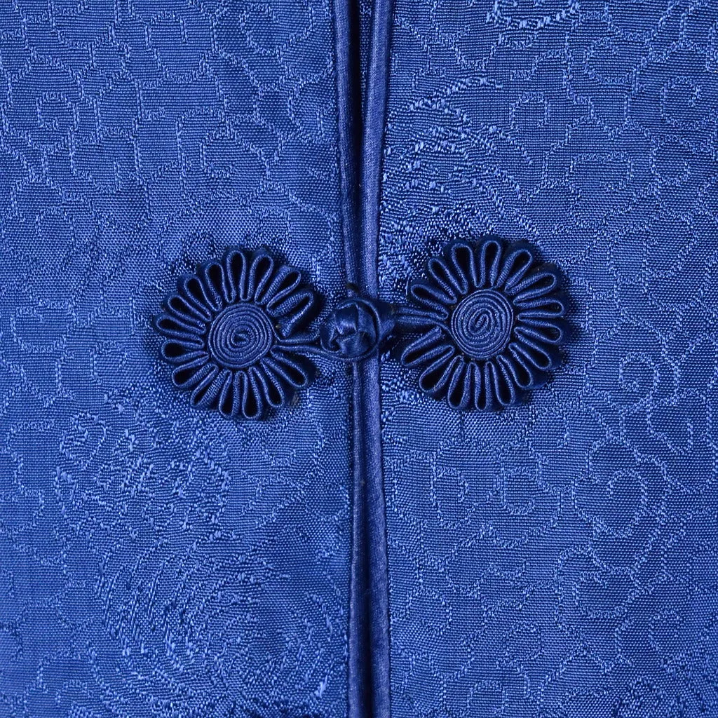 1950s Vintage Royal Blue Asian Jacket