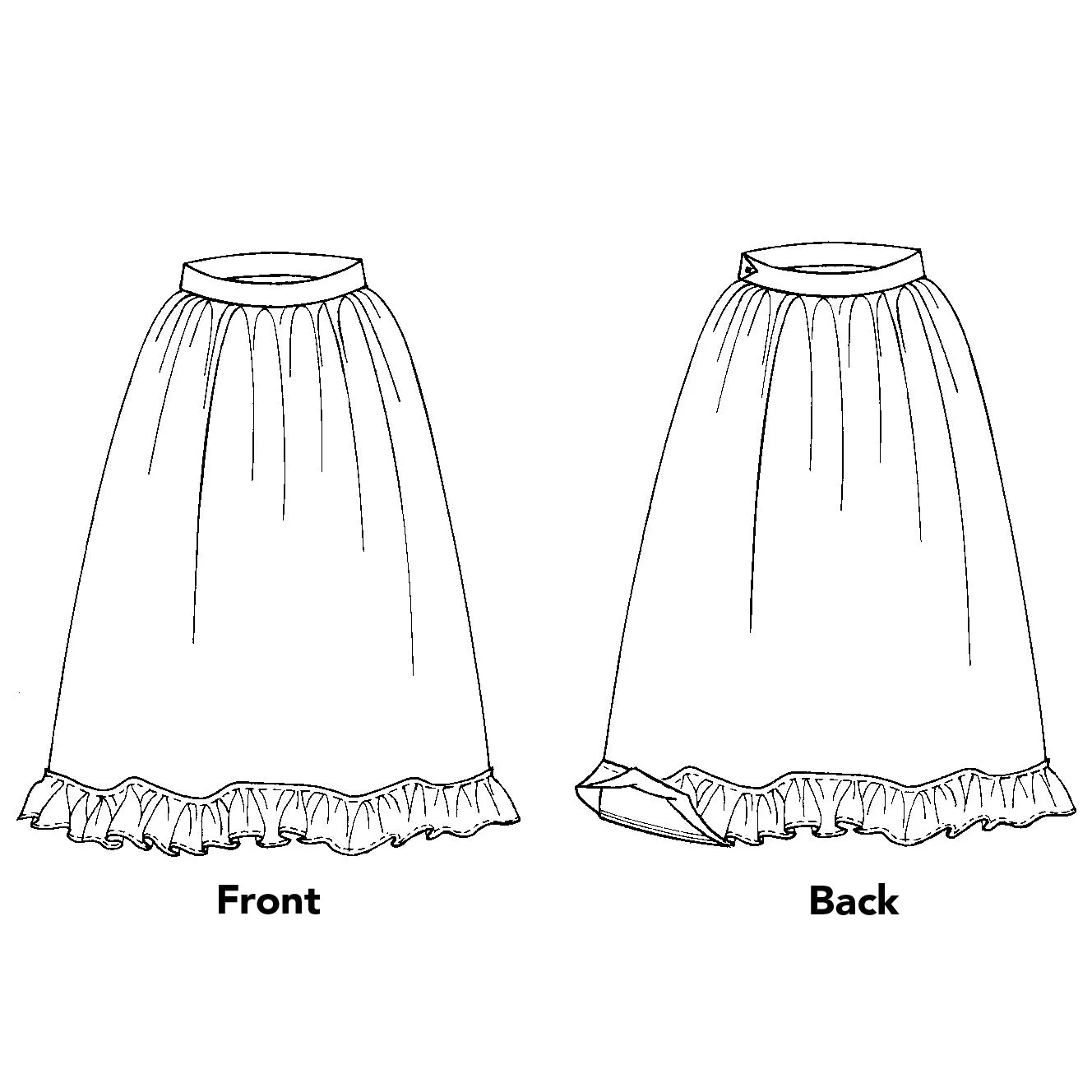 206 Quilted Prairie Skirt