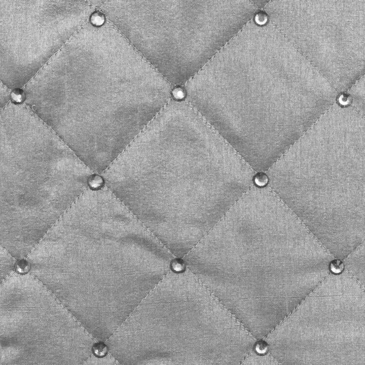 52" Gray Quilt Stitch Jewel Tree Skirt
