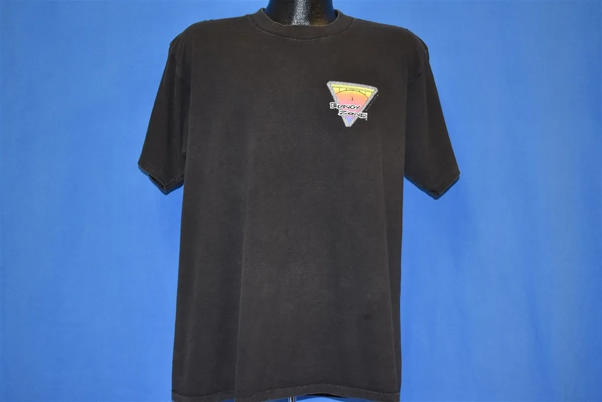 90s Bungy Zone Approved Jumper Neon Sunset t-shirt Extra Large