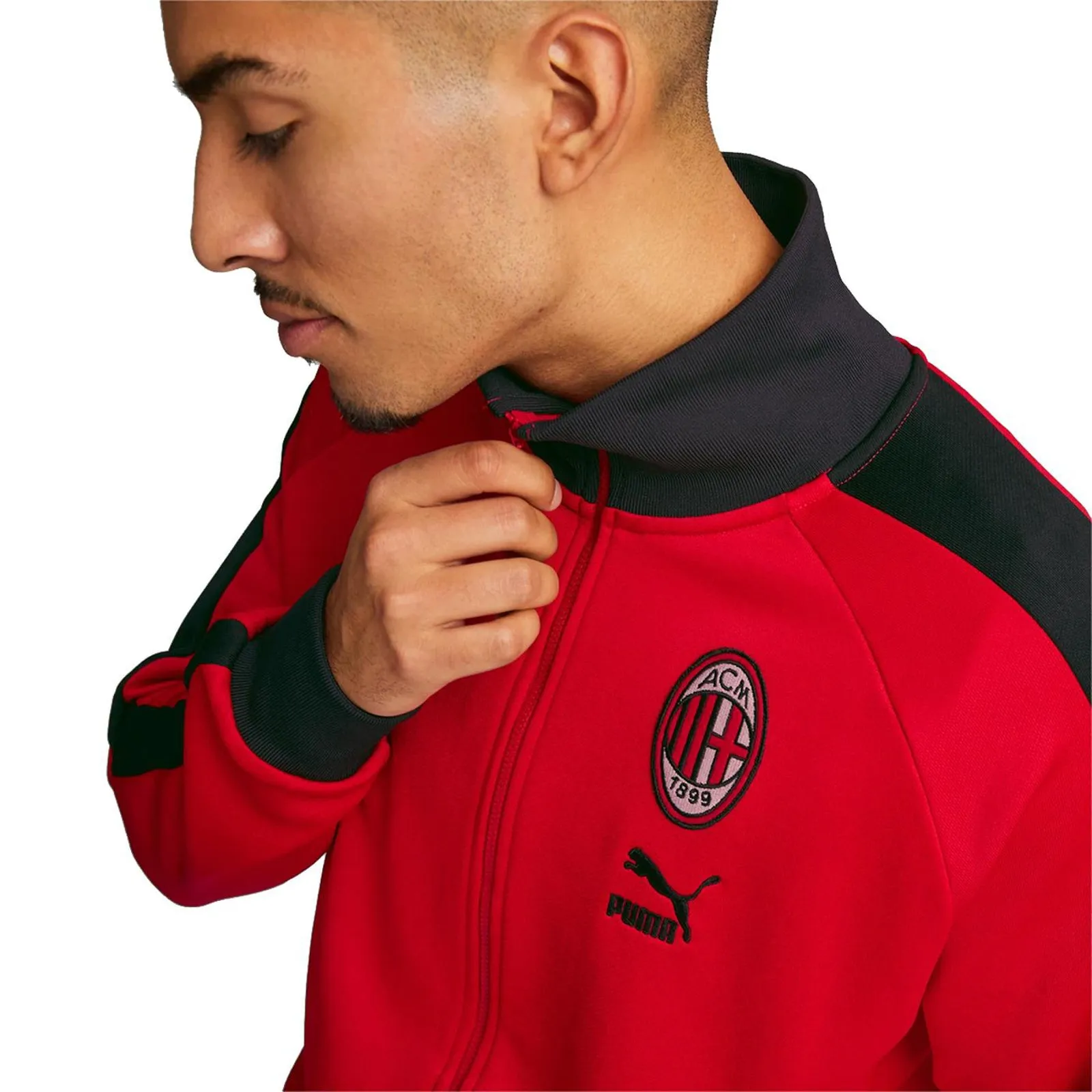 AC Milan 2023/24 Men's Heritage T7 Track Jacket Football Soccer by Puma