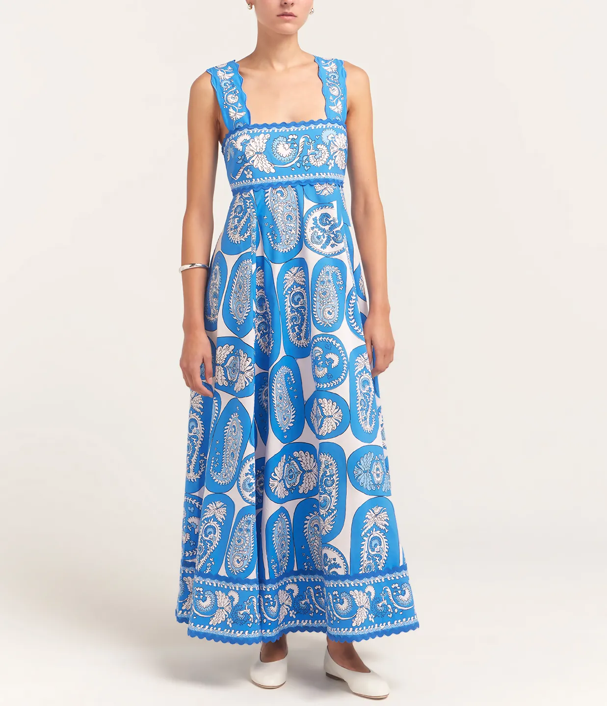 Alemais Dianna Summer Dress Blue Size 8