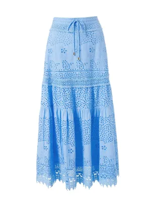Alessia Cornflower Blue Skirt