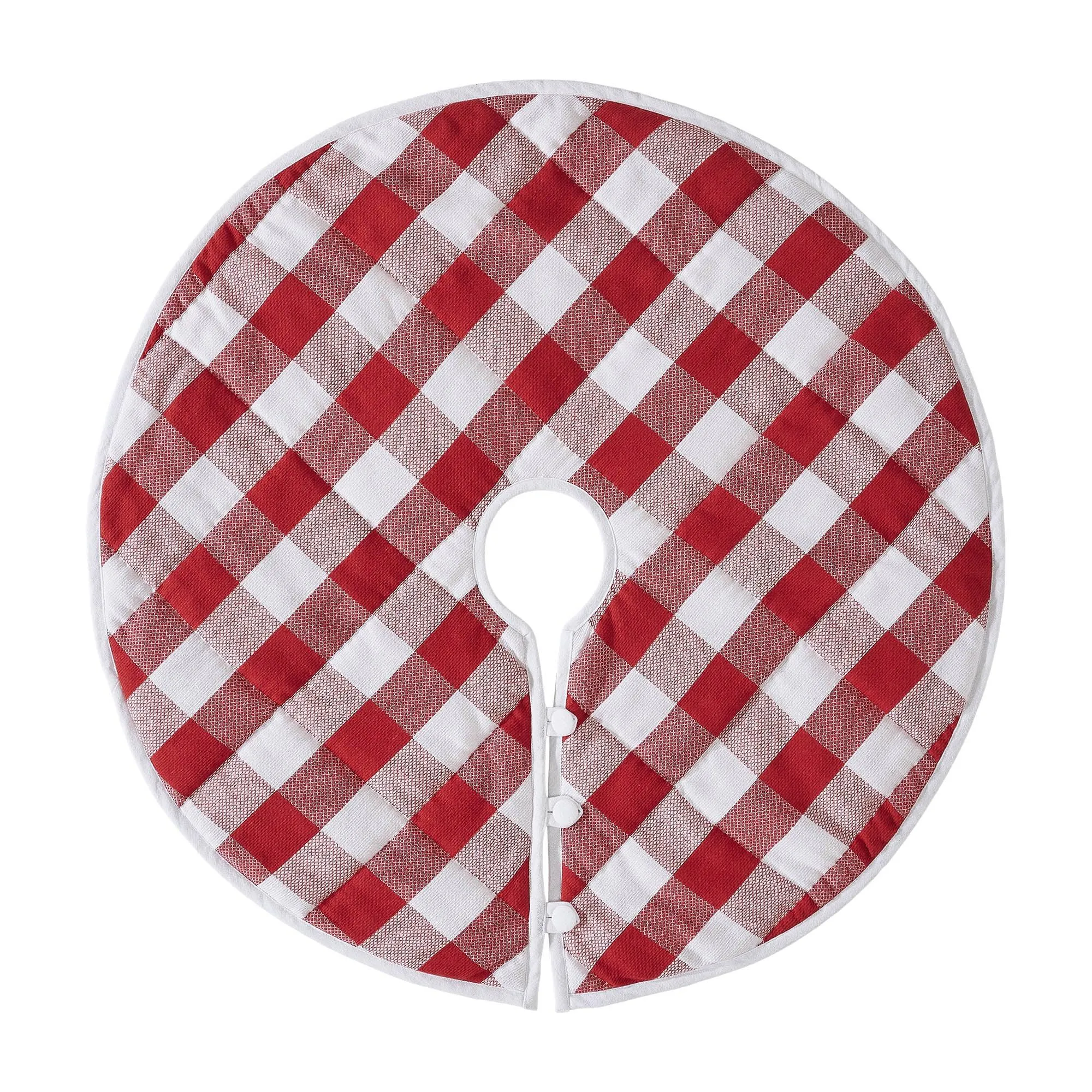 Annie Red Check Tree Skirt 36