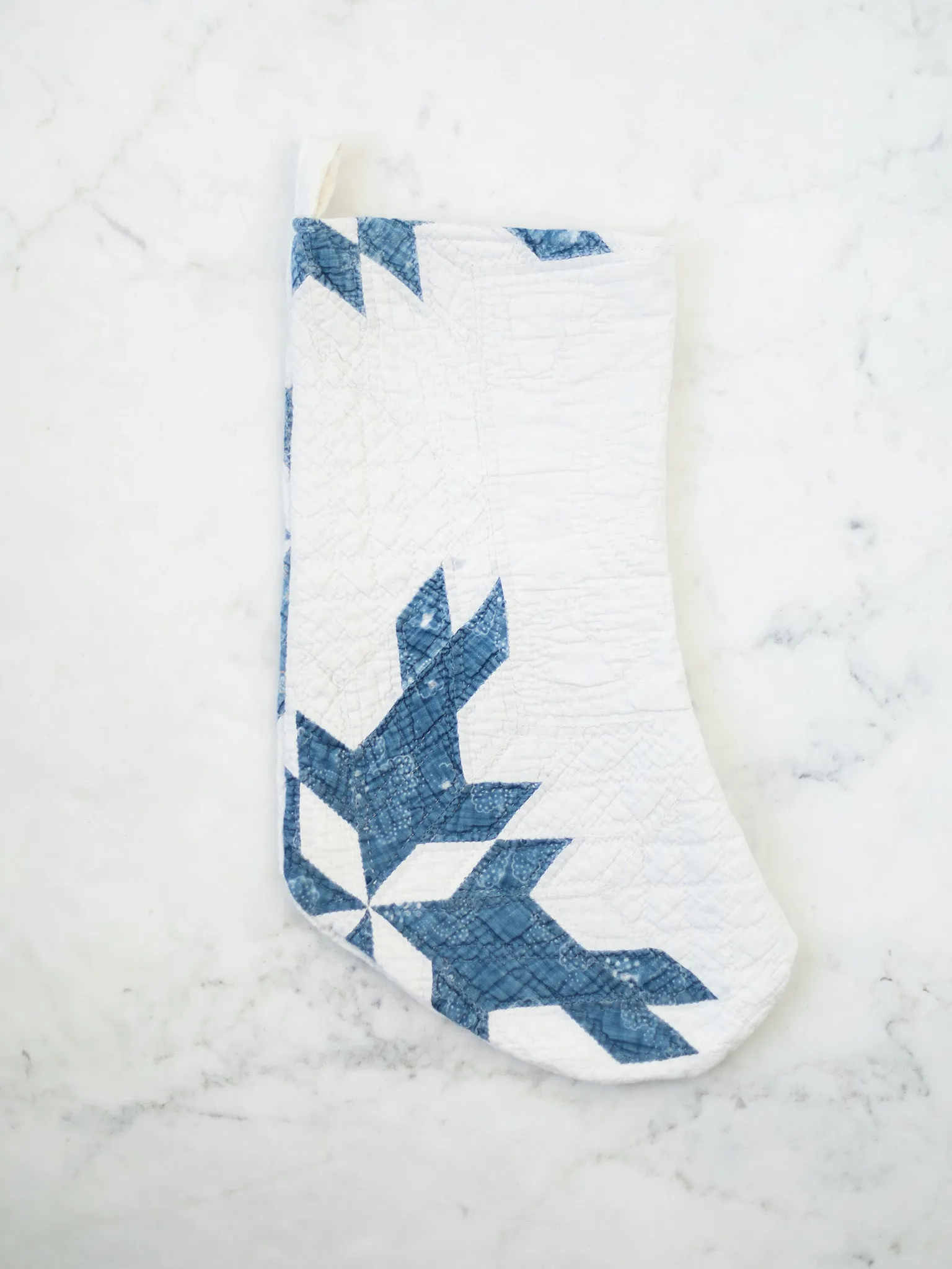 Antique Quilted Stockings