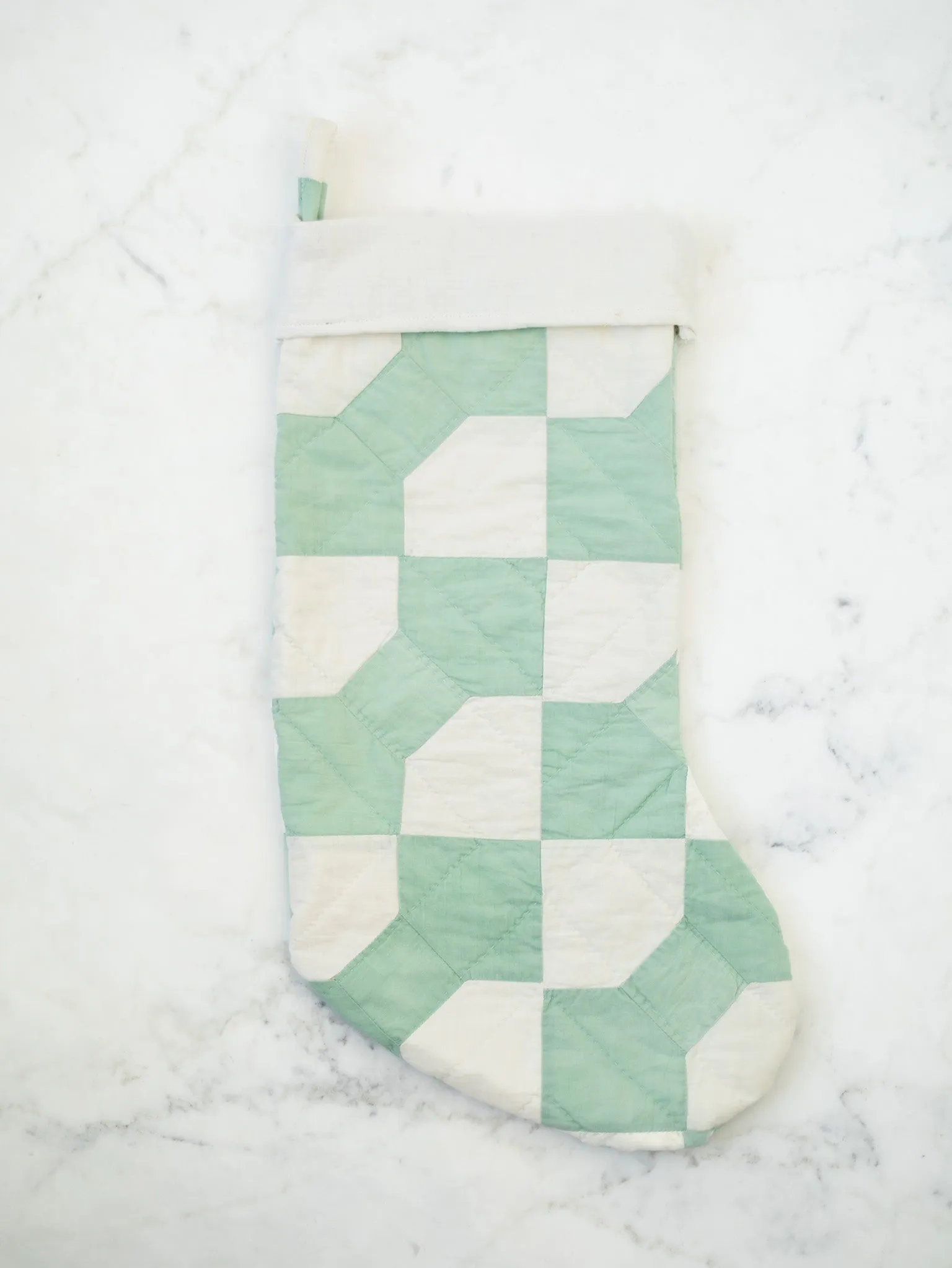 Antique Quilted Stockings