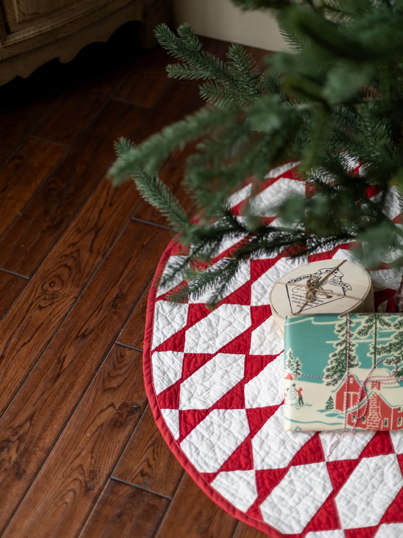 Antique Quilted Tree Skirts