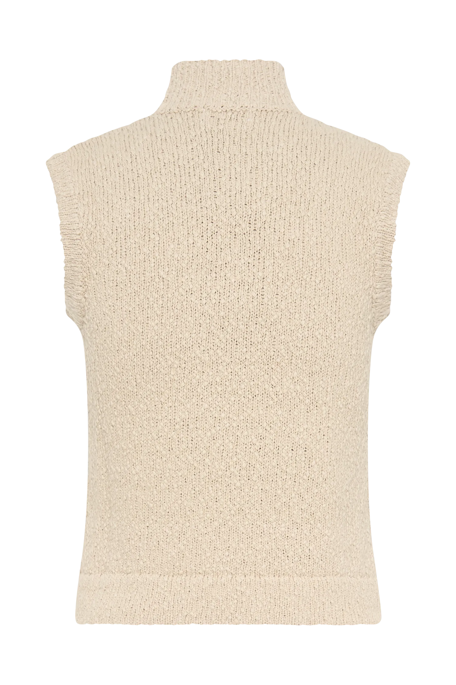 Azalea Sleeveless Knit Top - Wheat
