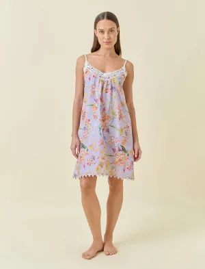 Bailey Lace Front Midi Nightgown