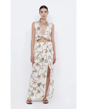 Bec & Bridge Bayside Twist Top and Split Skirt Set