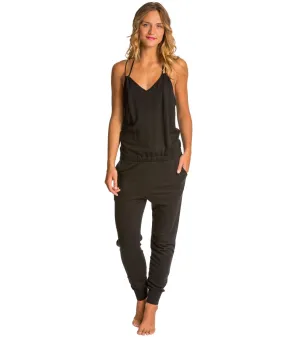 Beyond Yoga French Terry Mesh Back Yoga Jumper