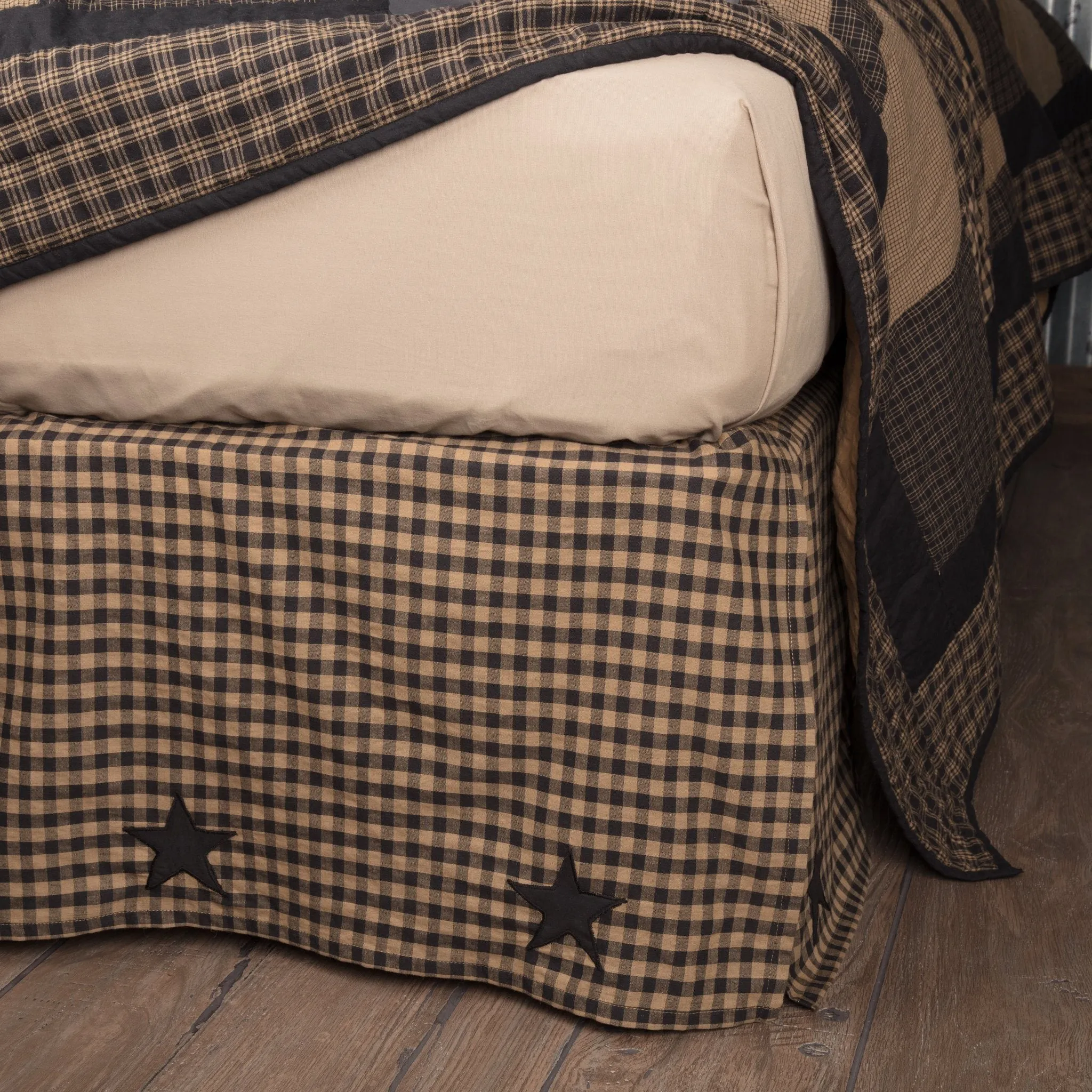 Black Check Star Quilt Bundle