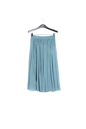 Bleu maxi-length skirt