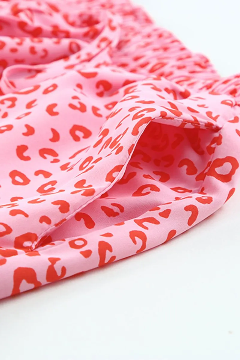 Blushing Leopard Maxi Skirt