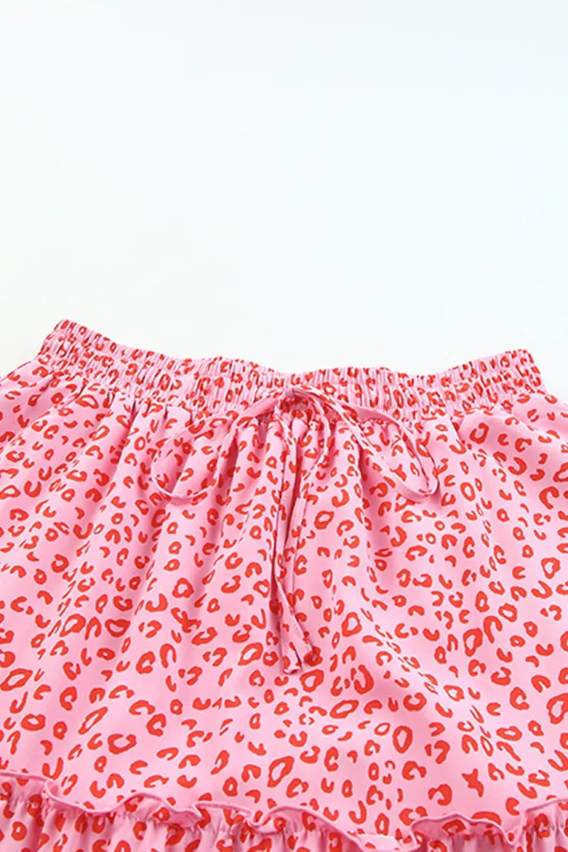 Blushing Leopard Maxi Skirt