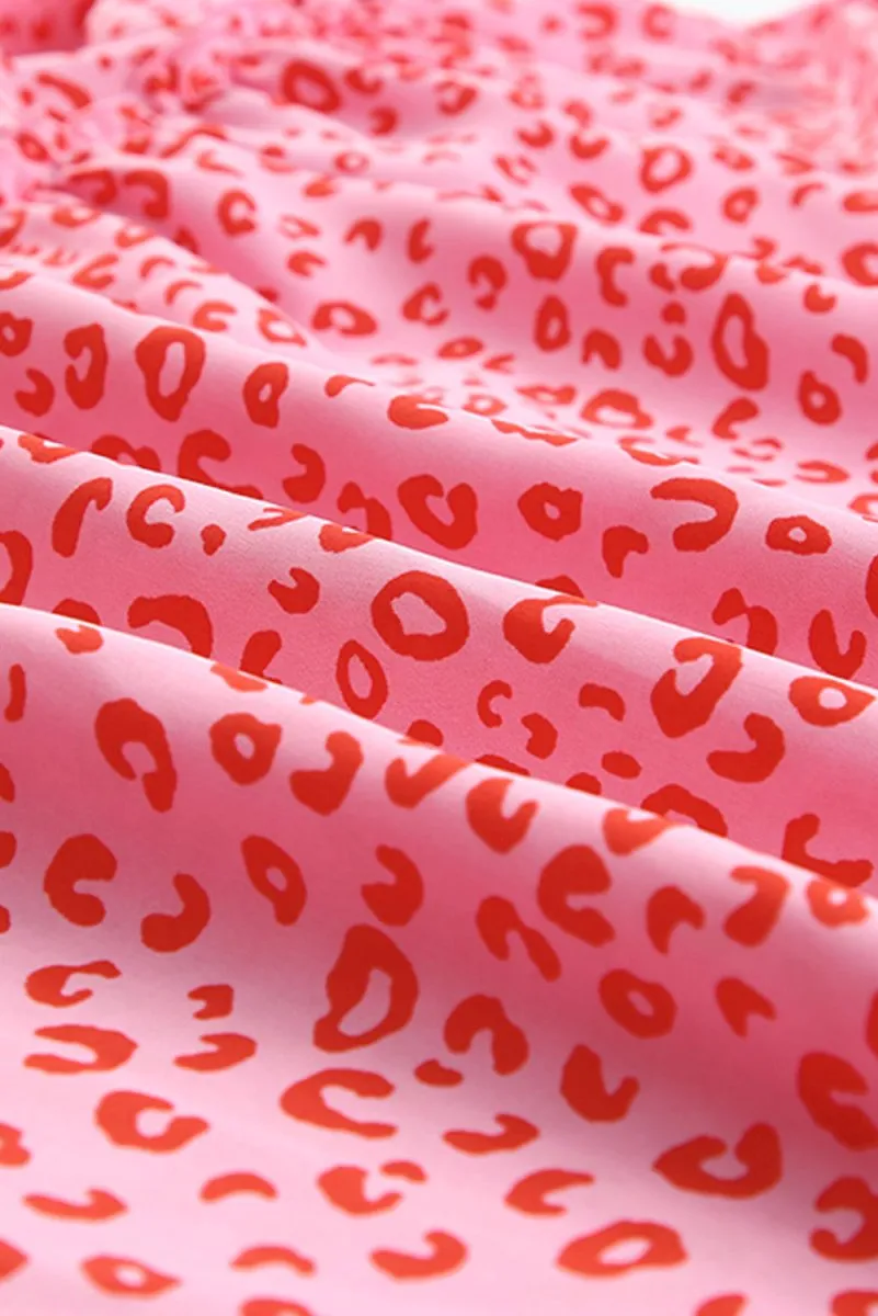 Blushing Leopard Maxi Skirt