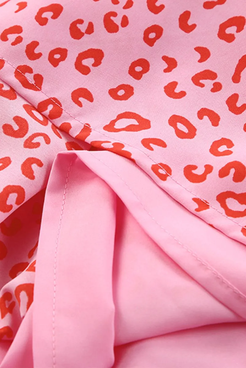 Blushing Leopard Maxi Skirt