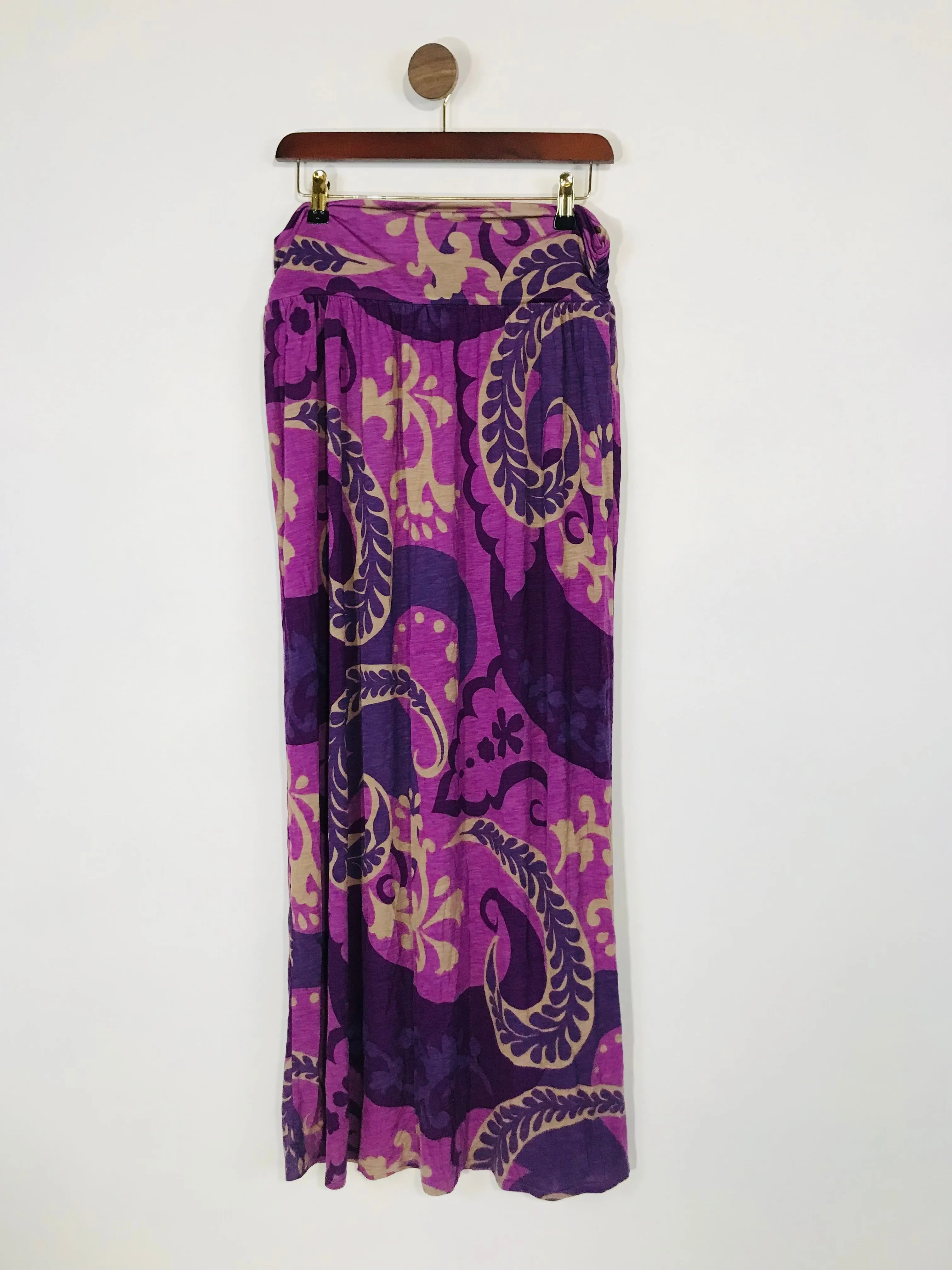 Boden Women's Paisley Maxi Skirt | UK12 | Purple