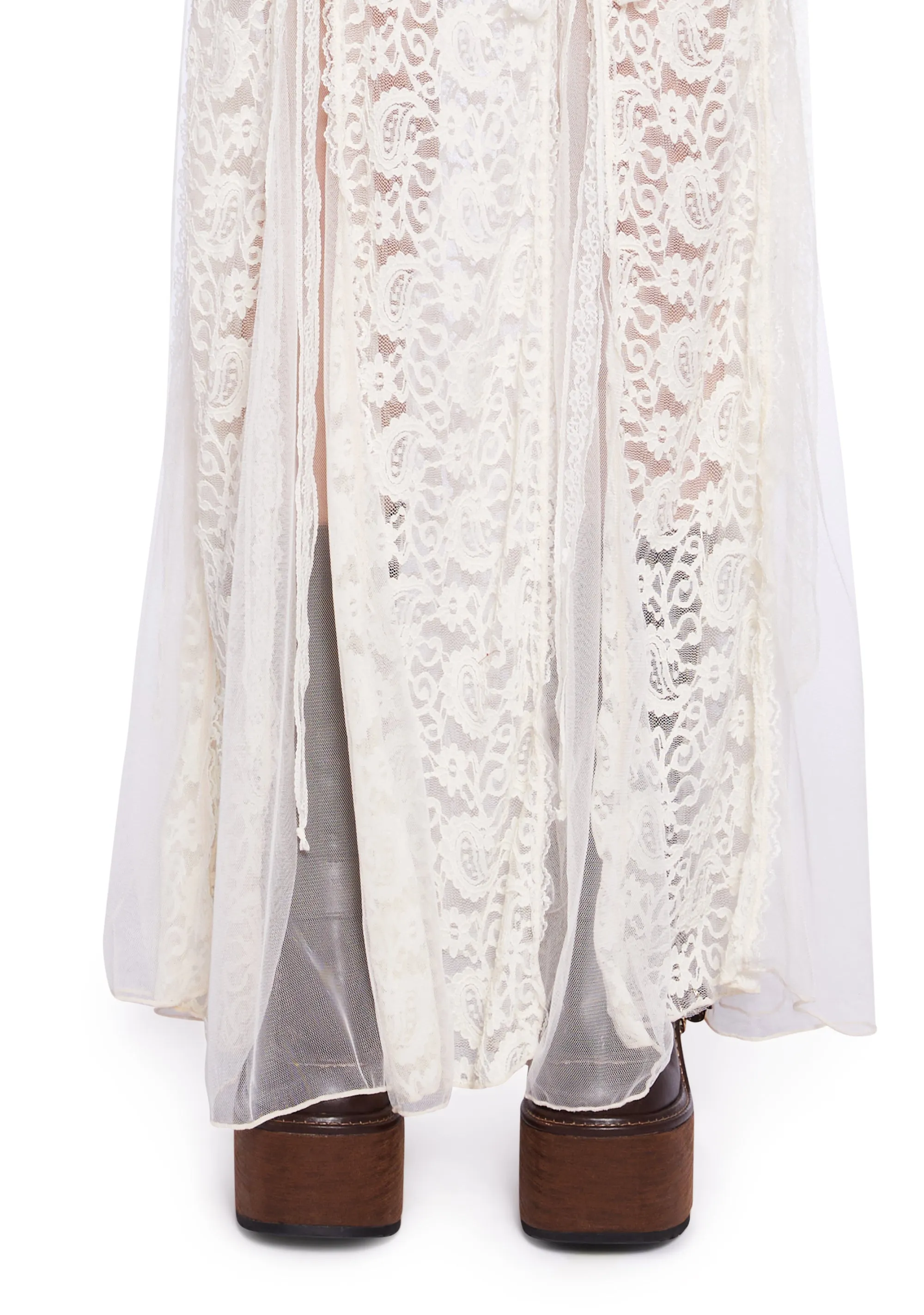 Boho Heart Maxi Skirt