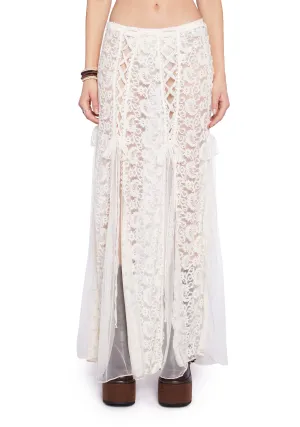 Boho Heart Maxi Skirt