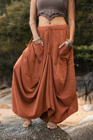 Boho Maxi Skirt Nariya Orange
