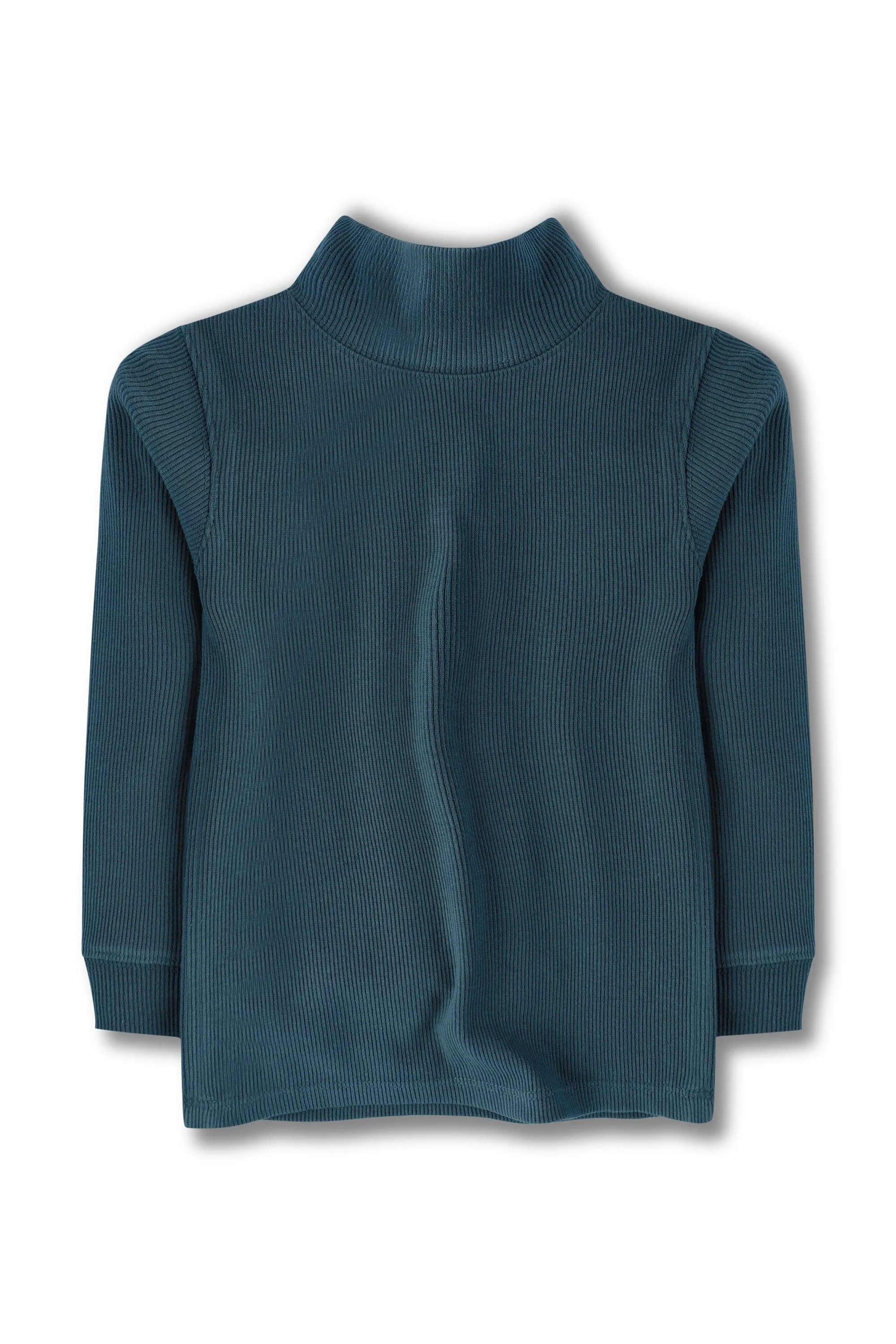 Boys Peacock Blue Jumper Highneck