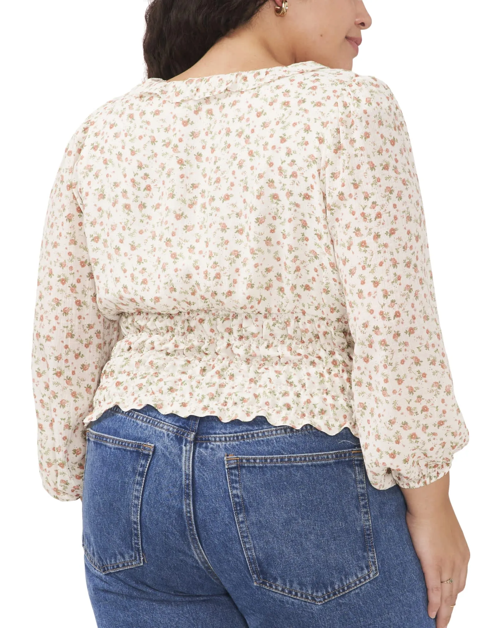 Brenna V Neck Top | SOFT ROSETTES