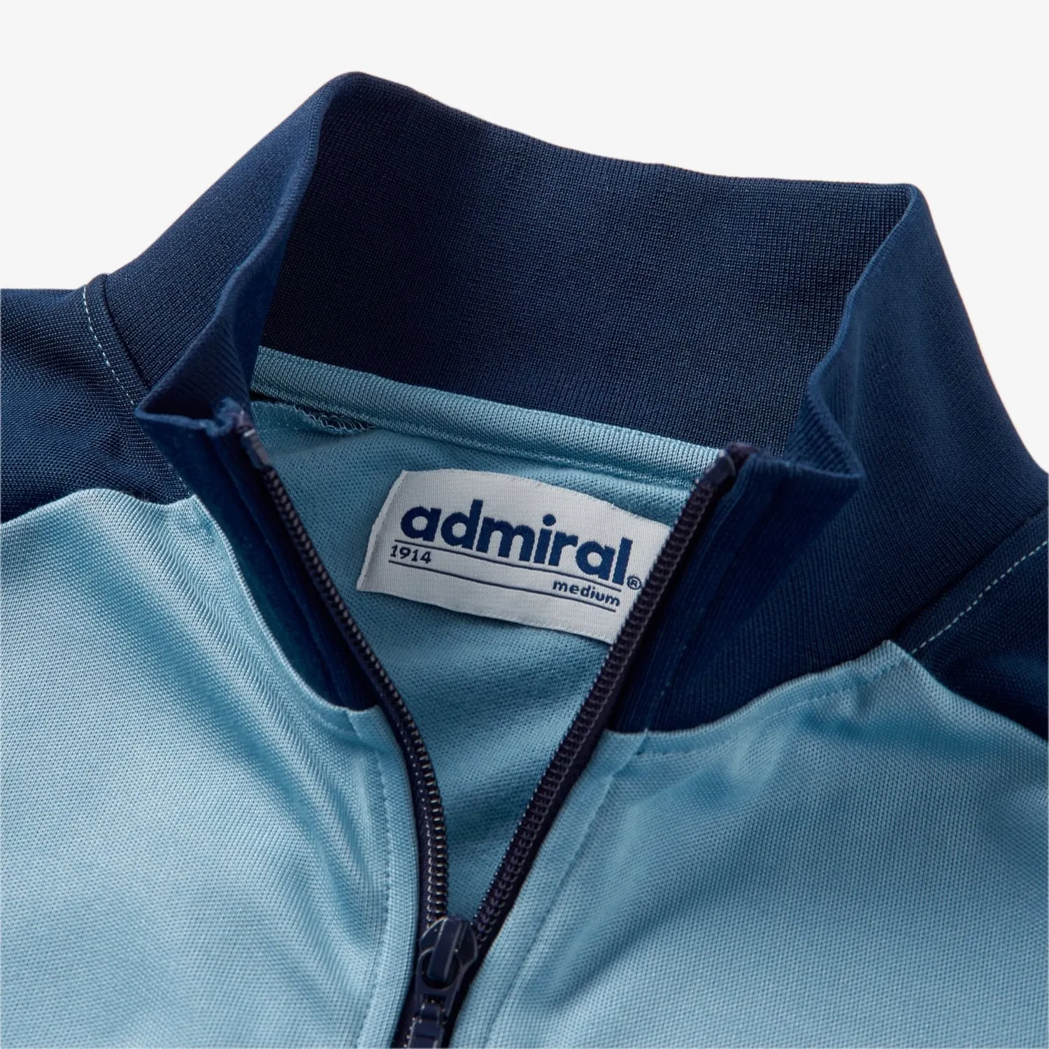Bridge Track Top - Sky Blue/Navy