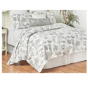 C&F Home 82489.3FQSET Full Queen Quilt and Shams, Fenwick Isle 90 x 92