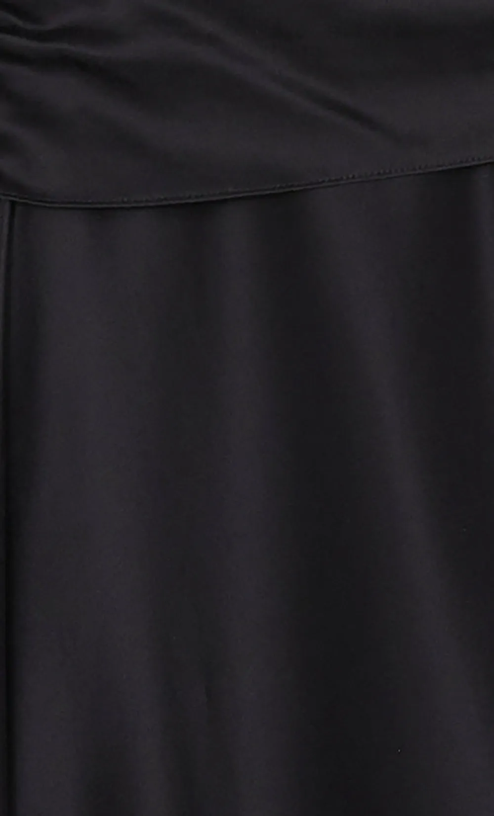CHANTILLY RUCHED SKIRT - BLACK