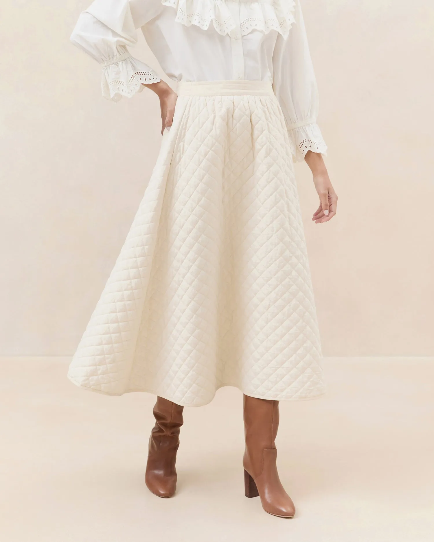 Clara Quilted Skirt