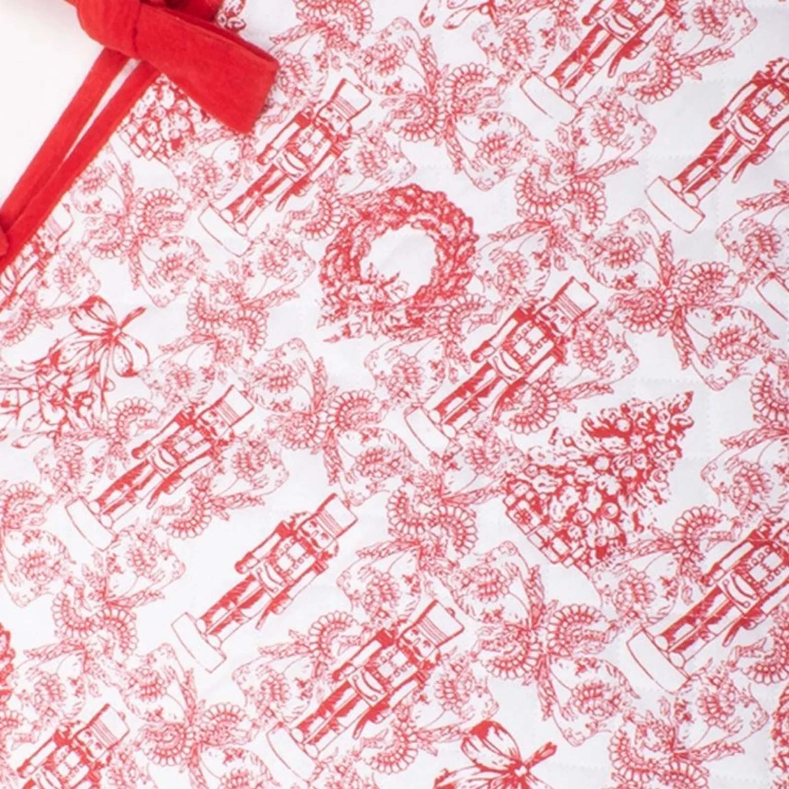 Classic Nutcracker Quilted Tree Skirt