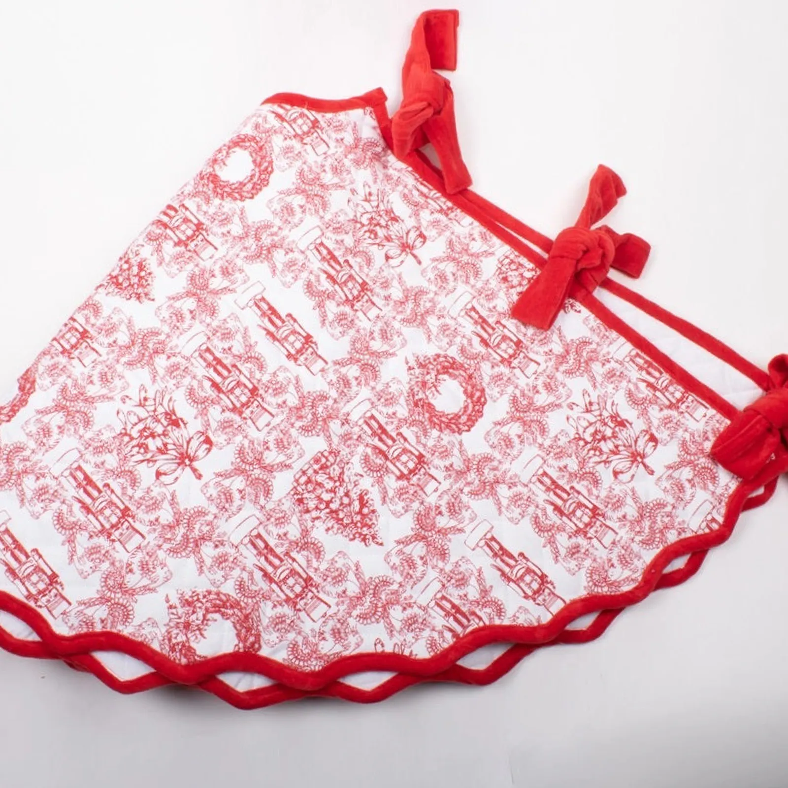 Classic Nutcracker Quilted Tree Skirt