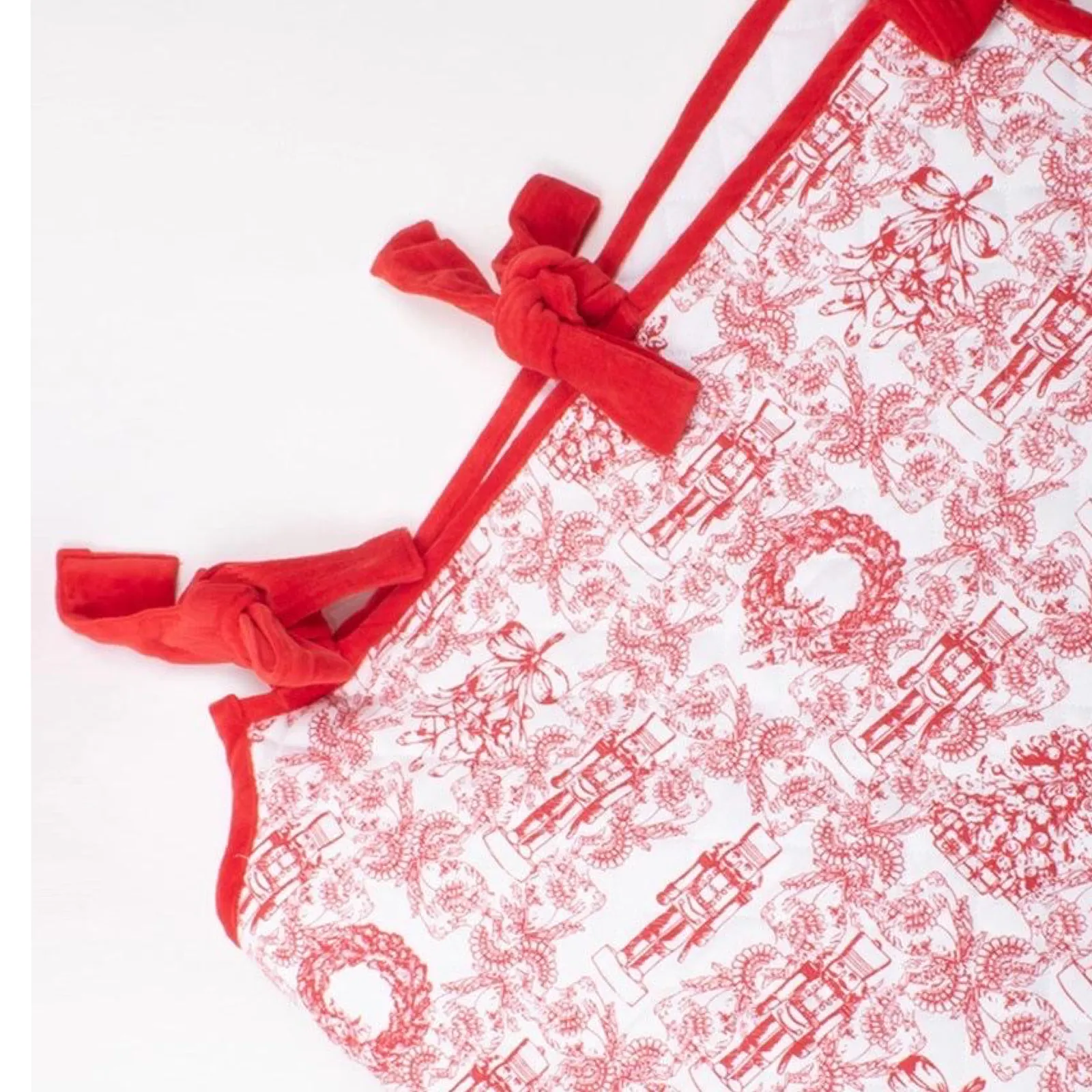 Classic Nutcracker Quilted Tree Skirt