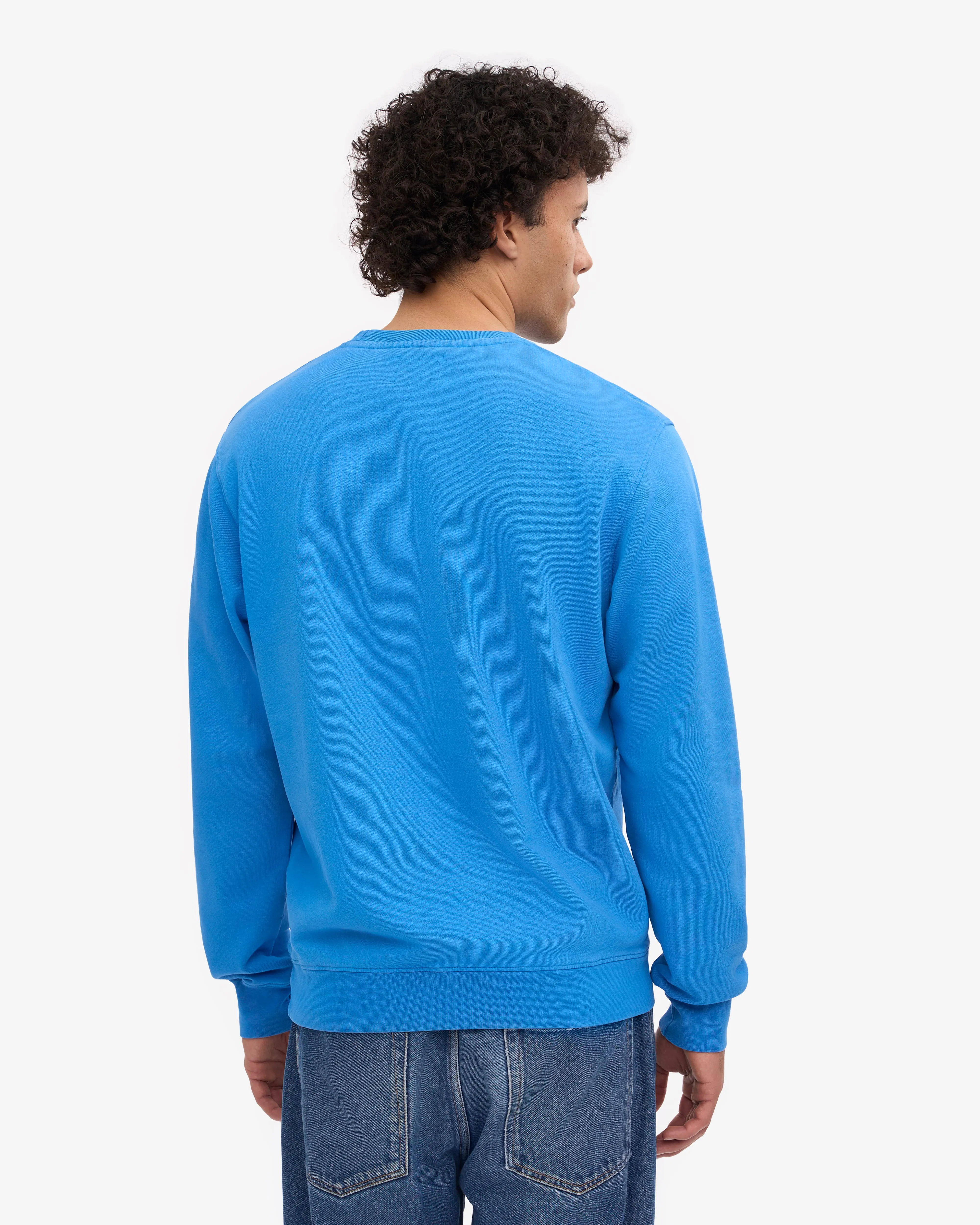 Classic Organic Crew - Pacific Blue