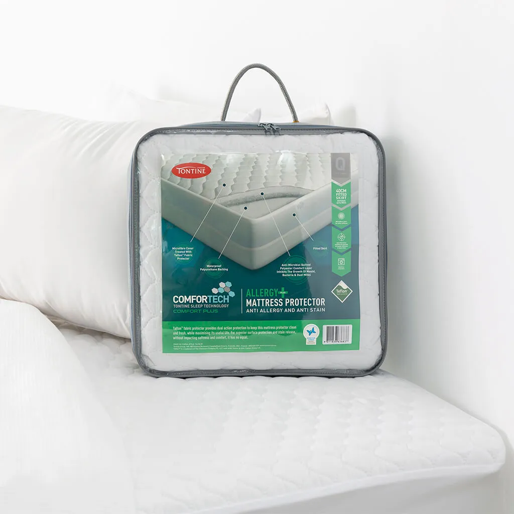 Comfortech Allergy Plus Anti Stain Mattress Protector