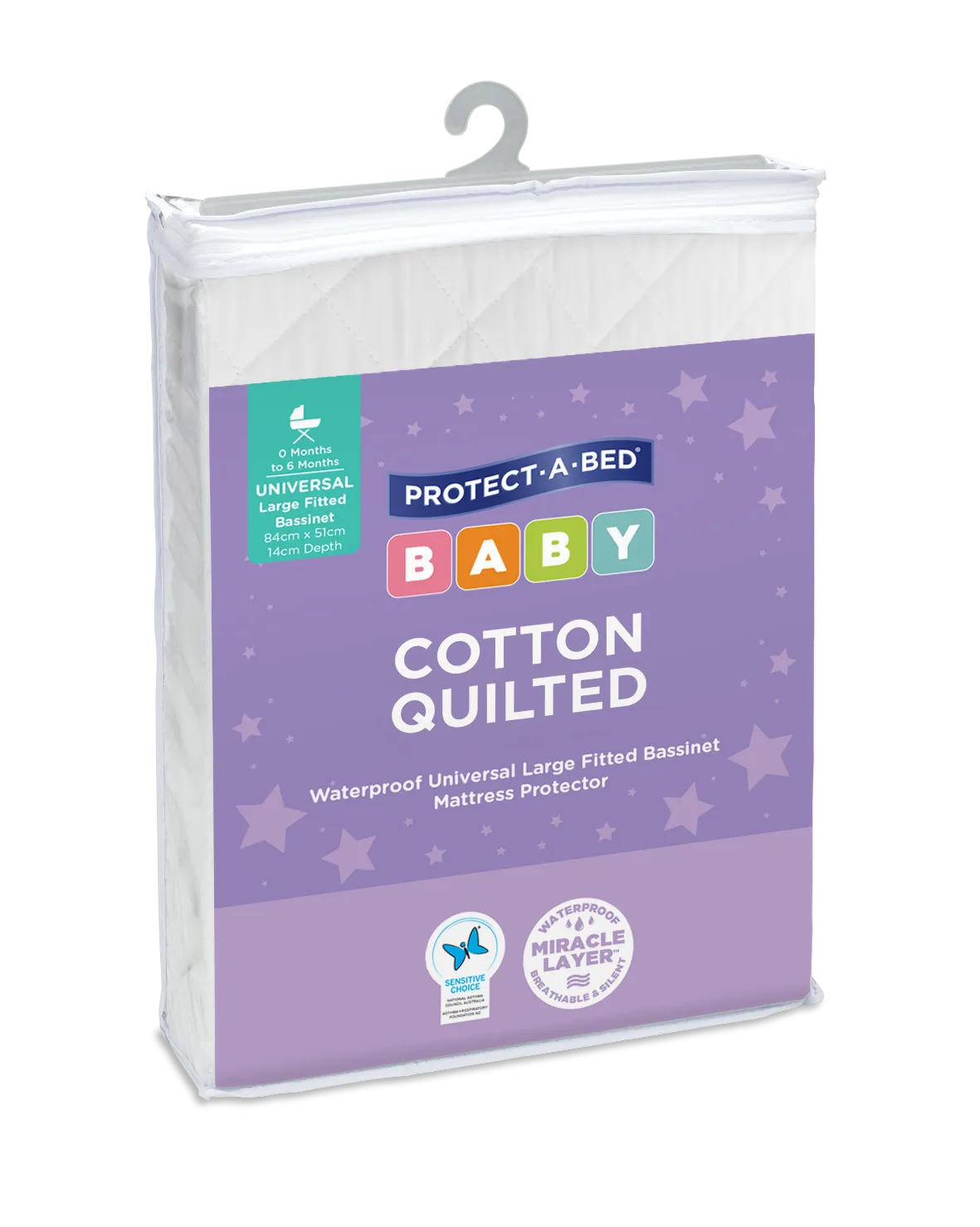 Cotton Quilted Fitted Bassinett Mattress Protectors