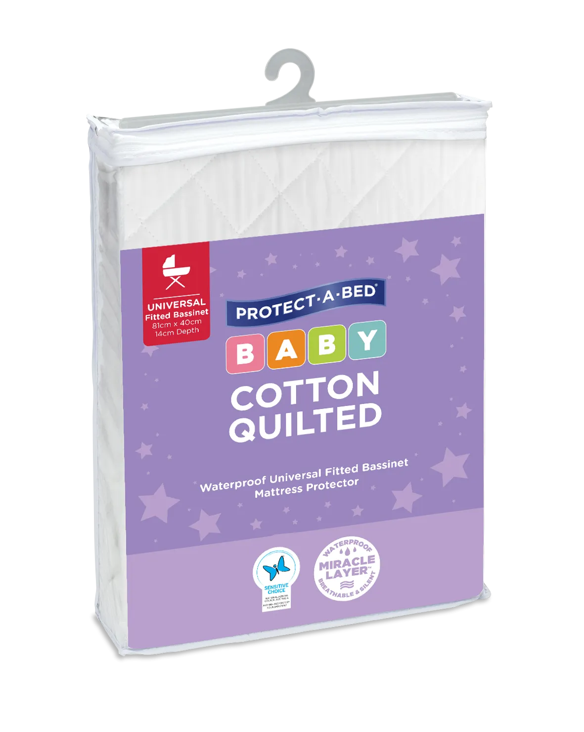 Cotton Quilted Fitted Bassinett Mattress Protectors