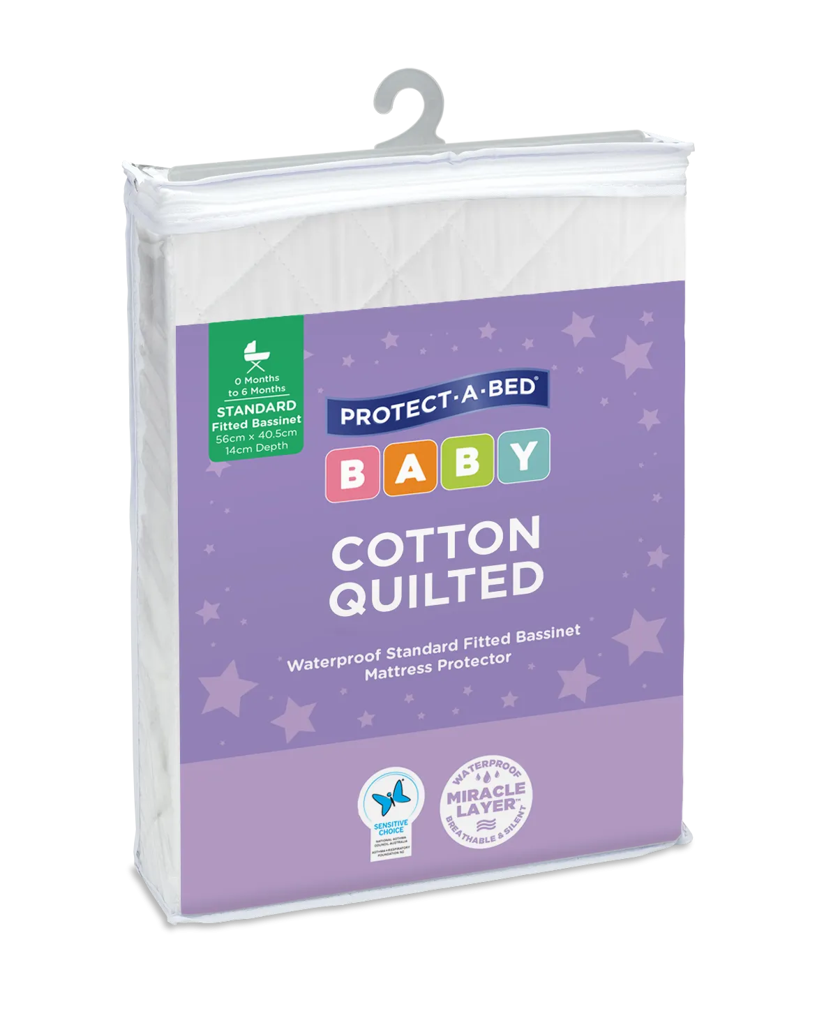 Cotton Quilted Fitted Bassinett Mattress Protectors