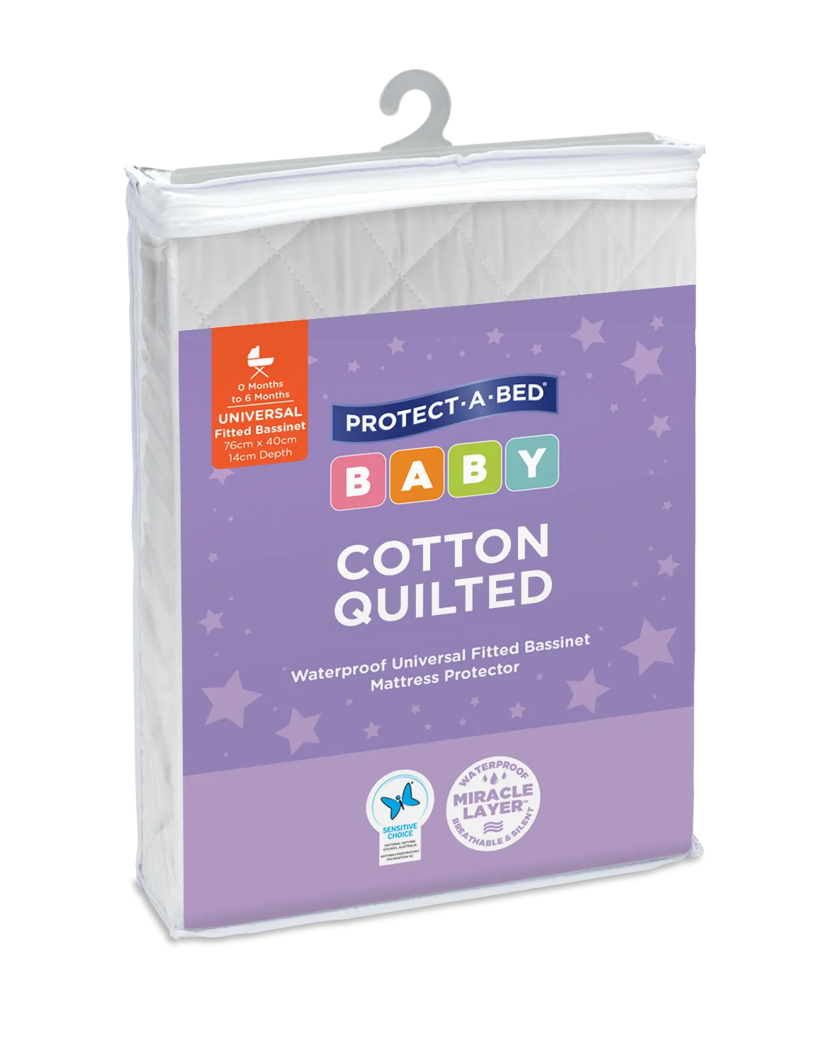 Cotton Quilted Fitted Bassinett Mattress Protectors