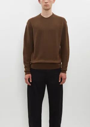 Crew Neck Jumper — Hazelnut Brown