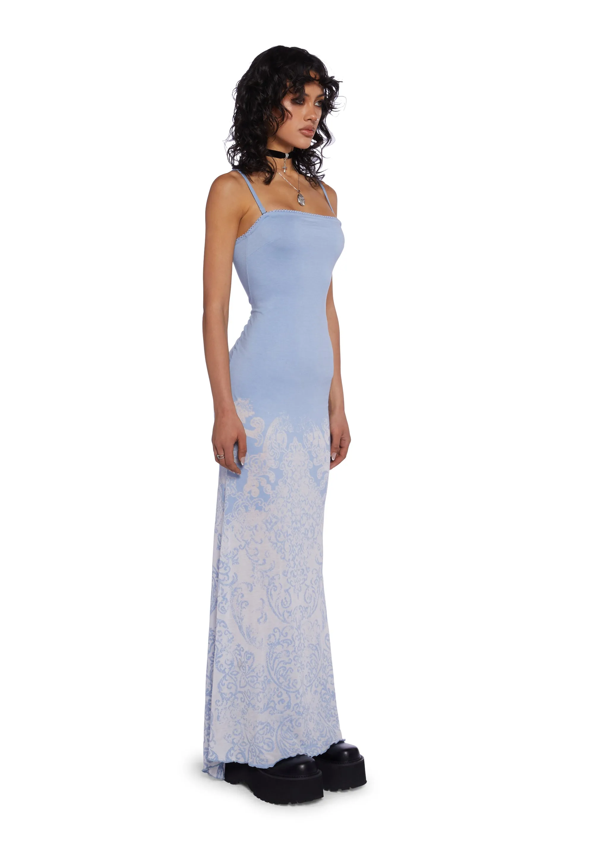 Crystal Wave Maxi Dress
