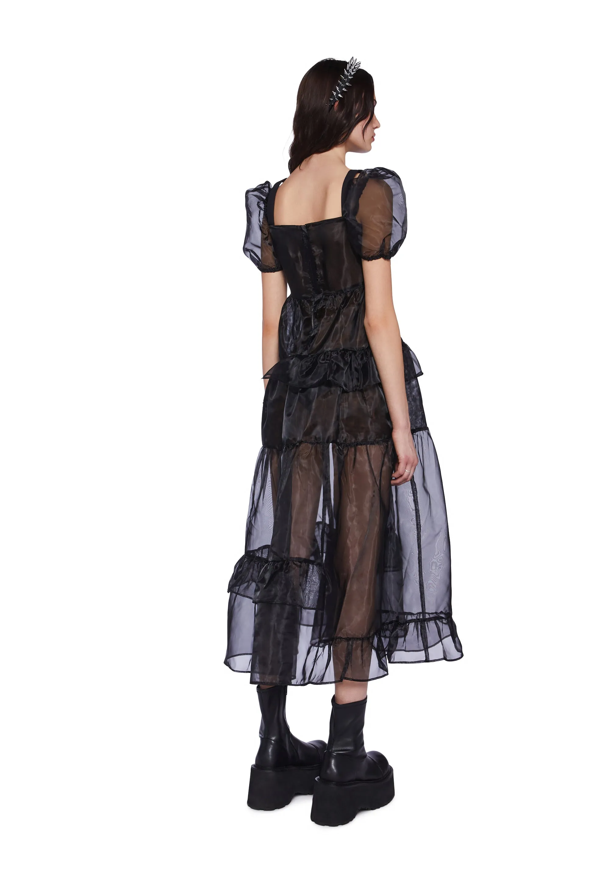 Damsal Organza Maxi Dress