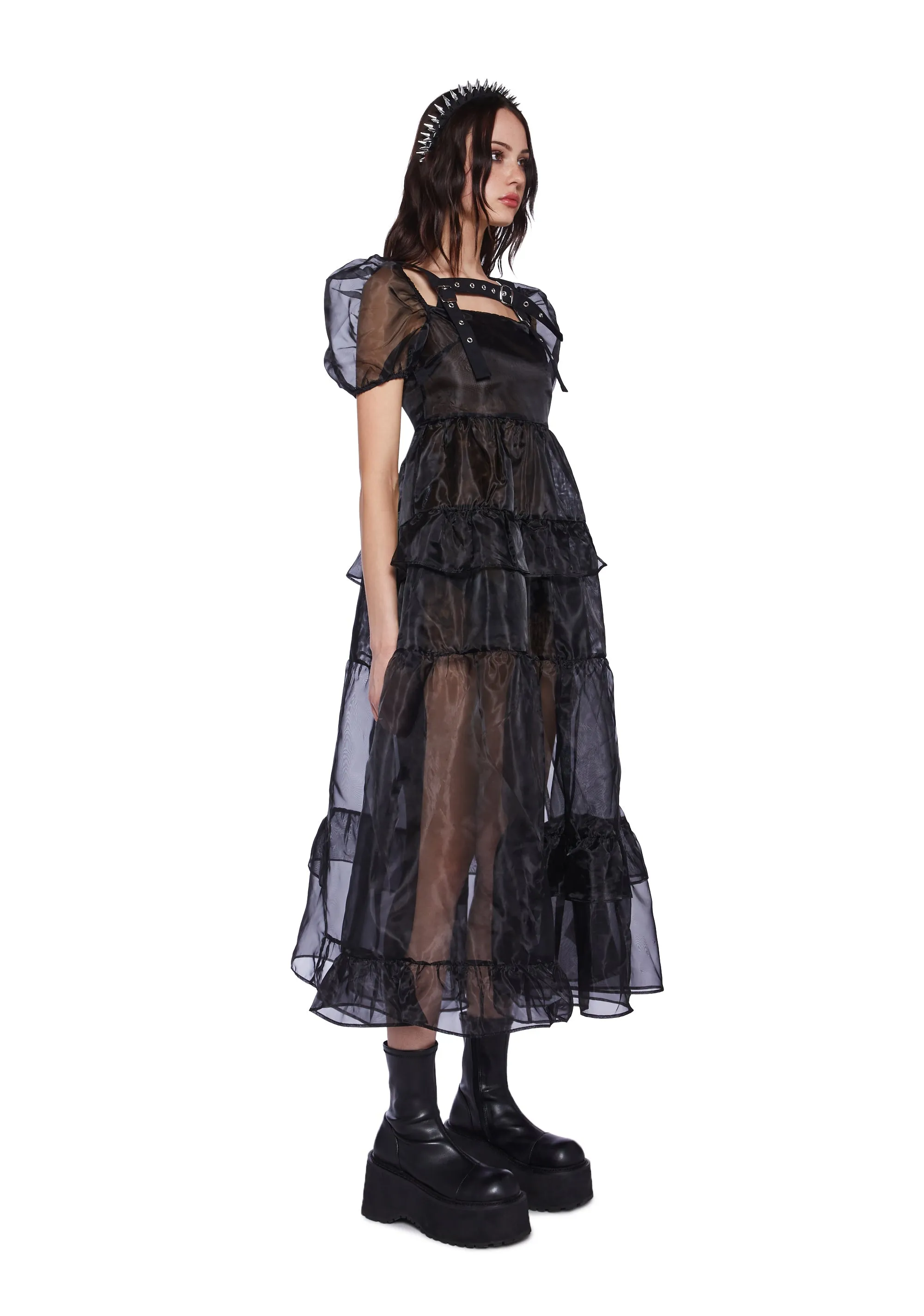 Damsal Organza Maxi Dress
