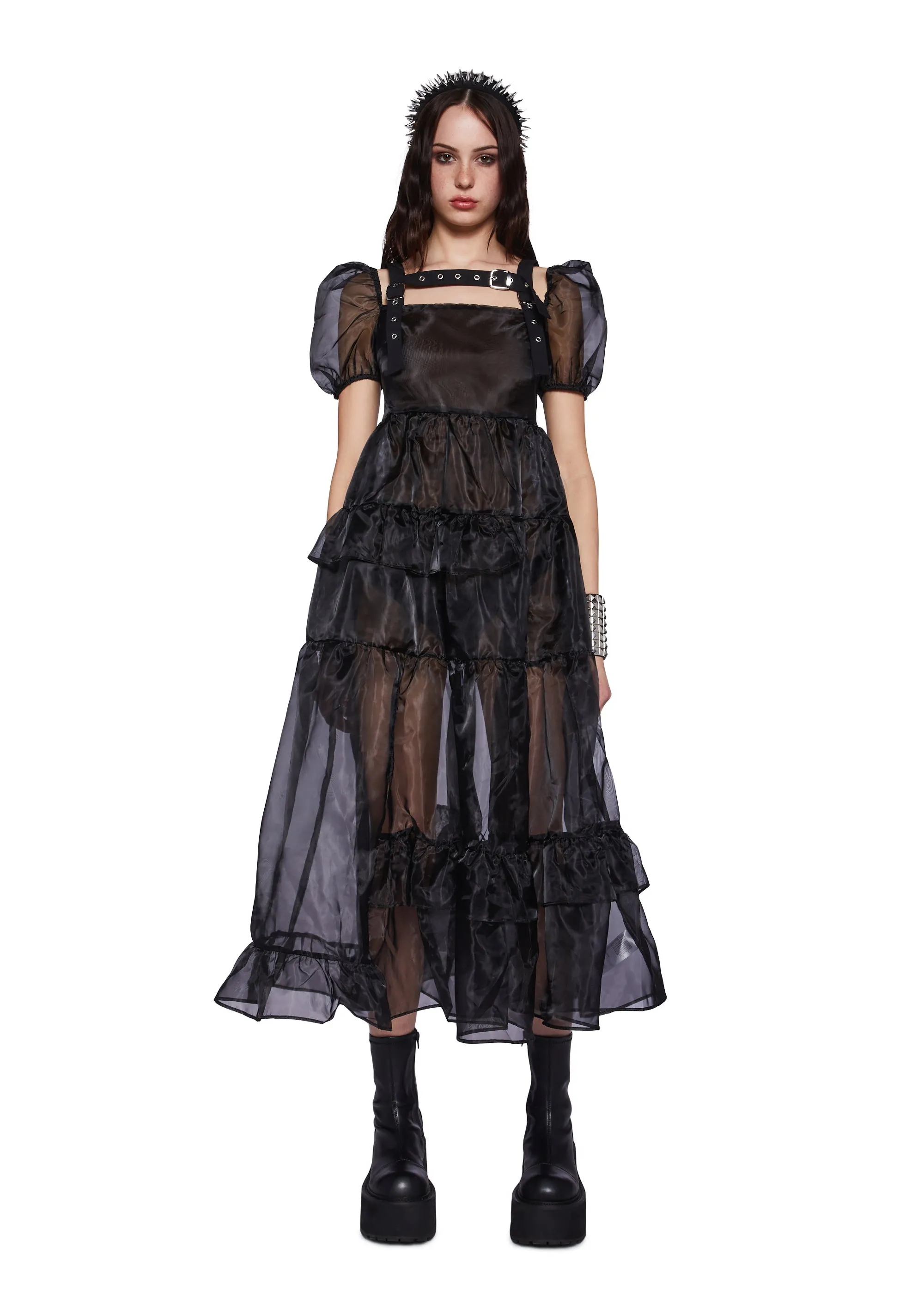 Damsal Organza Maxi Dress