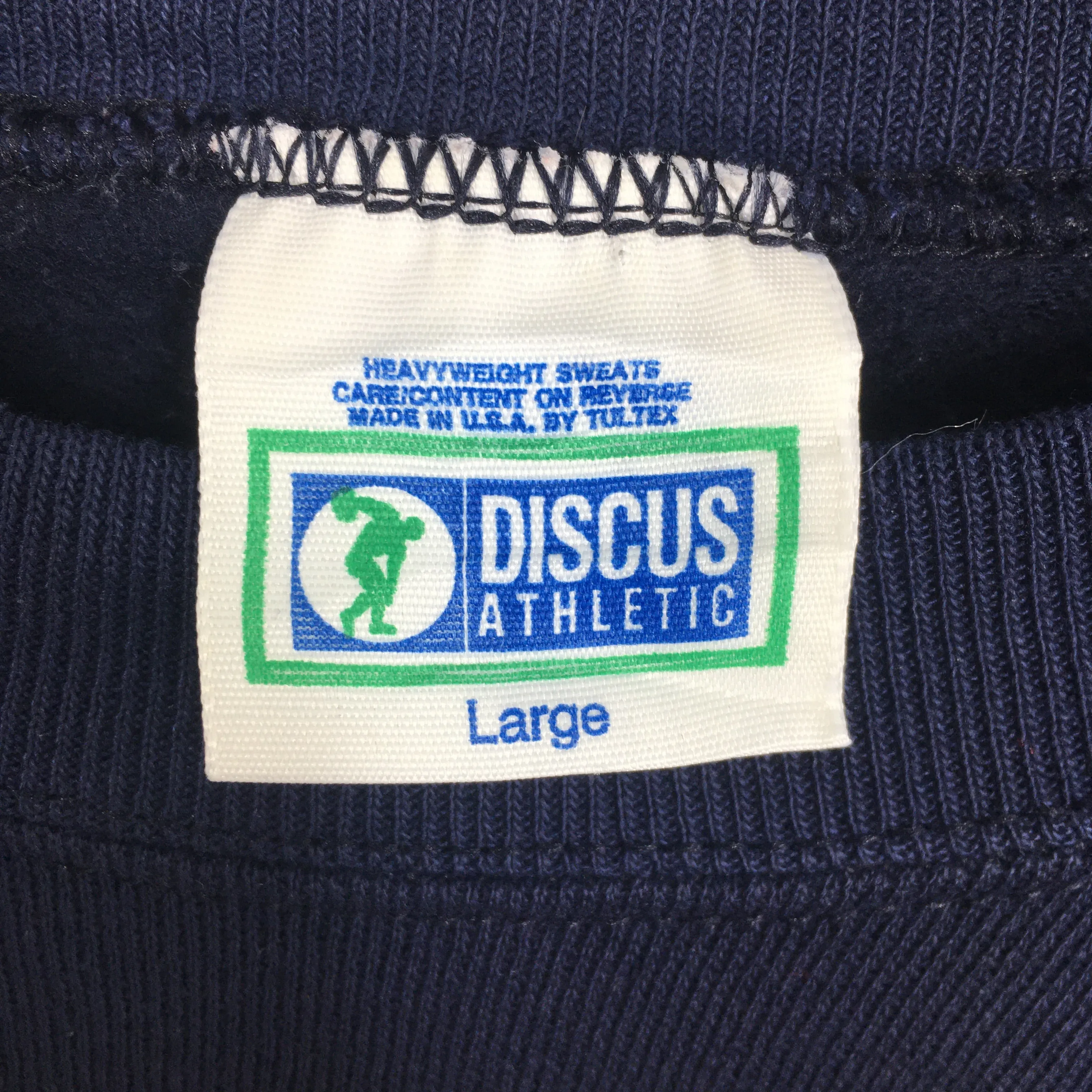 Discus Athletic Plain Blue Sweatshirt Large