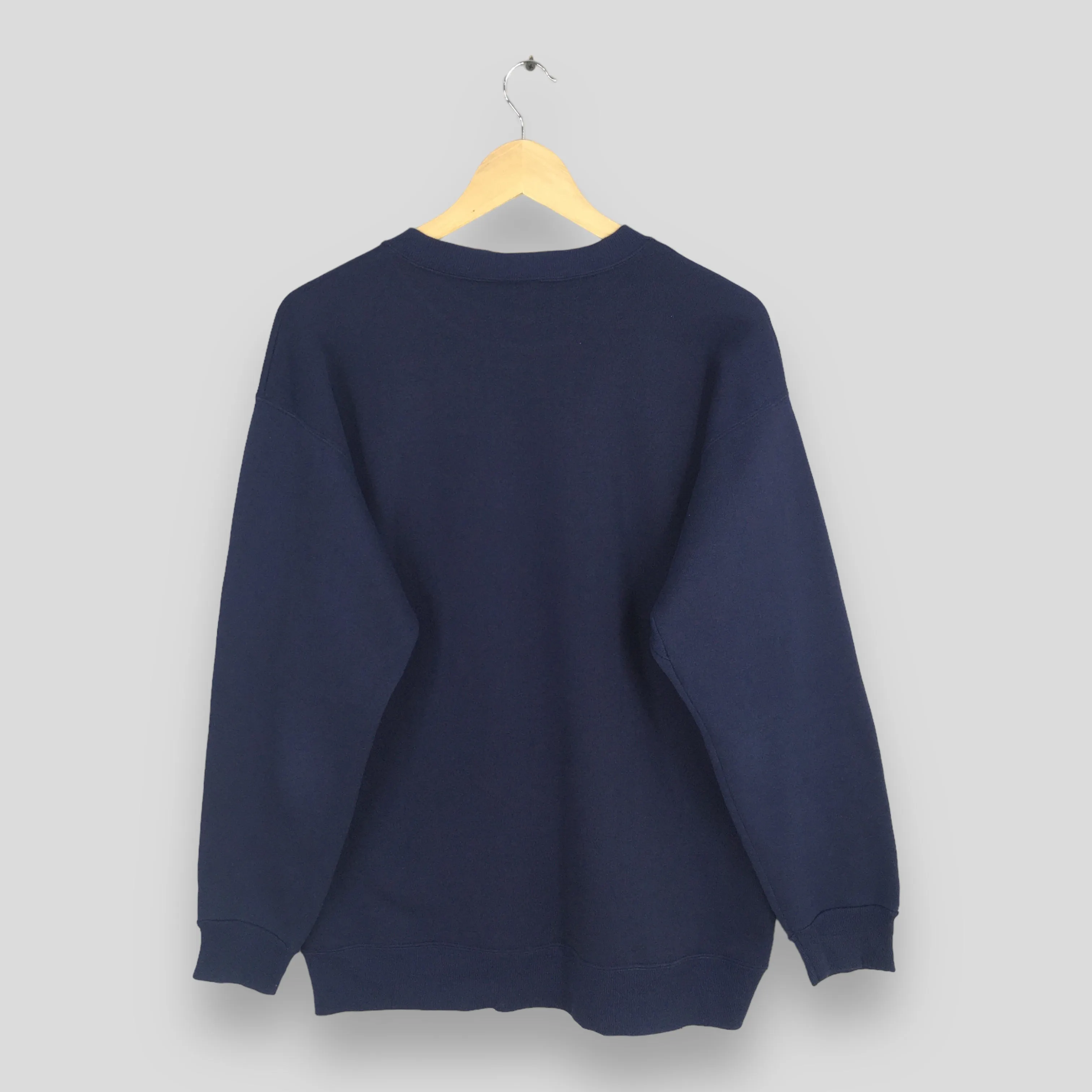 Discus Athletic Plain Blue Sweatshirt Large
