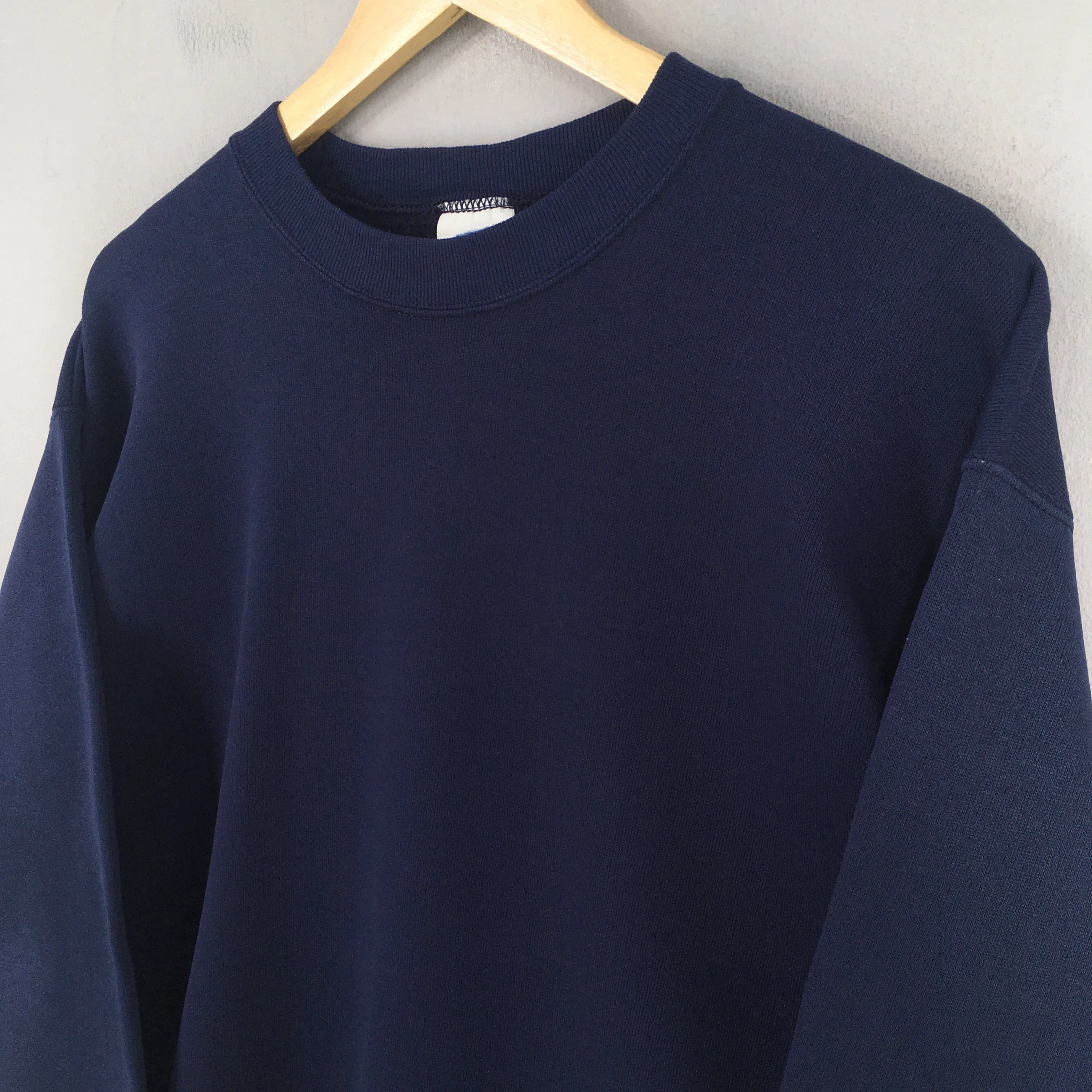 Discus Athletic Plain Blue Sweatshirt Large