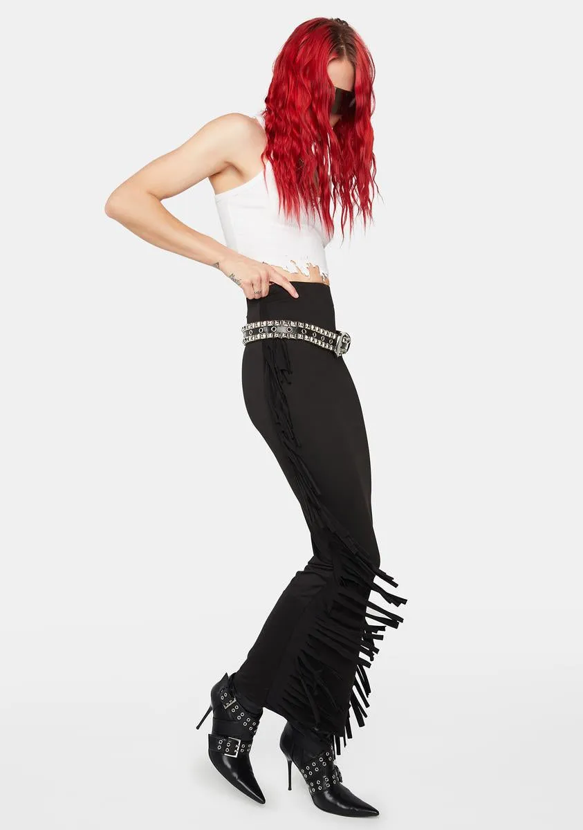 Don't Fringe About It Maxi Skirt